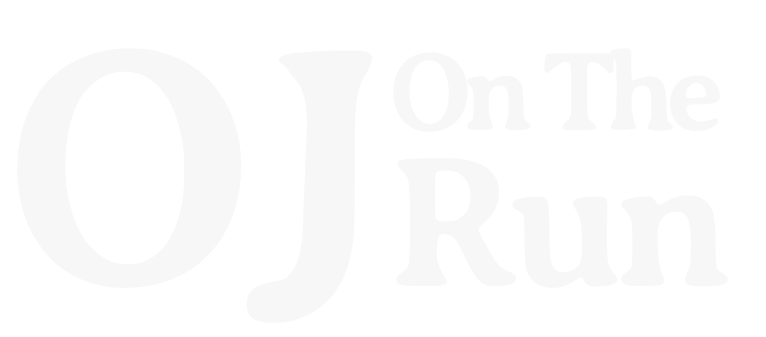 Band logo of British indie-pop/indie-rock band, OJ On The Run